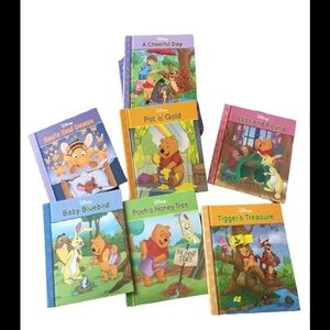 Disney Pooh Stories 7-Book Library Poohs Honey Tree Tiggers Treasure + 5 More